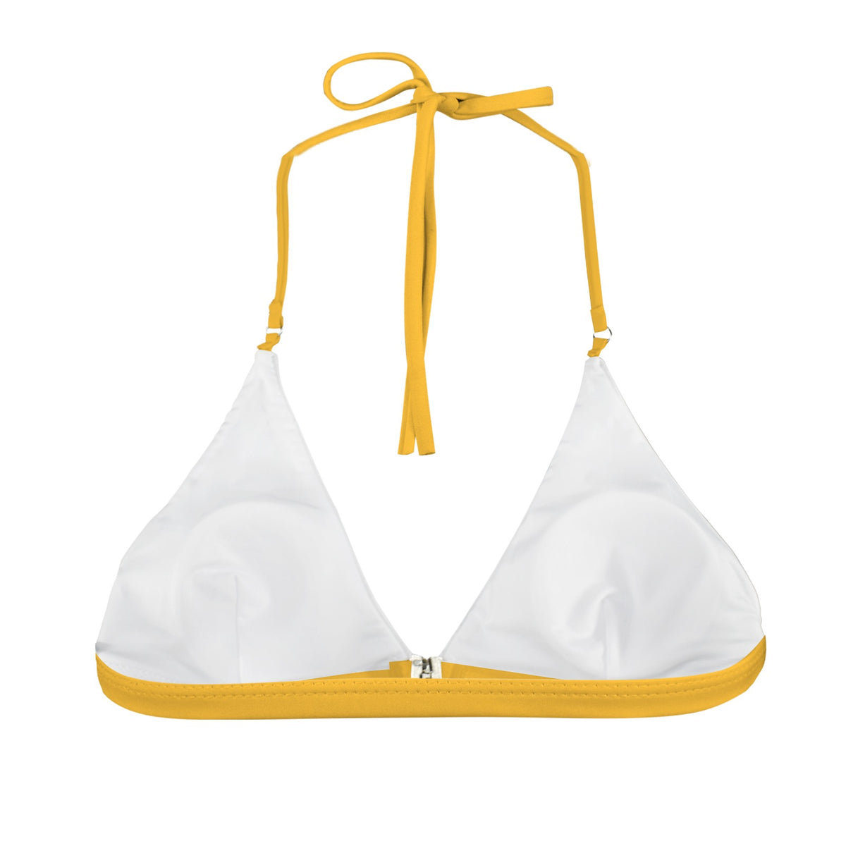 Jamaica Flag Inspired Front Buckle Triangle Bikini Top