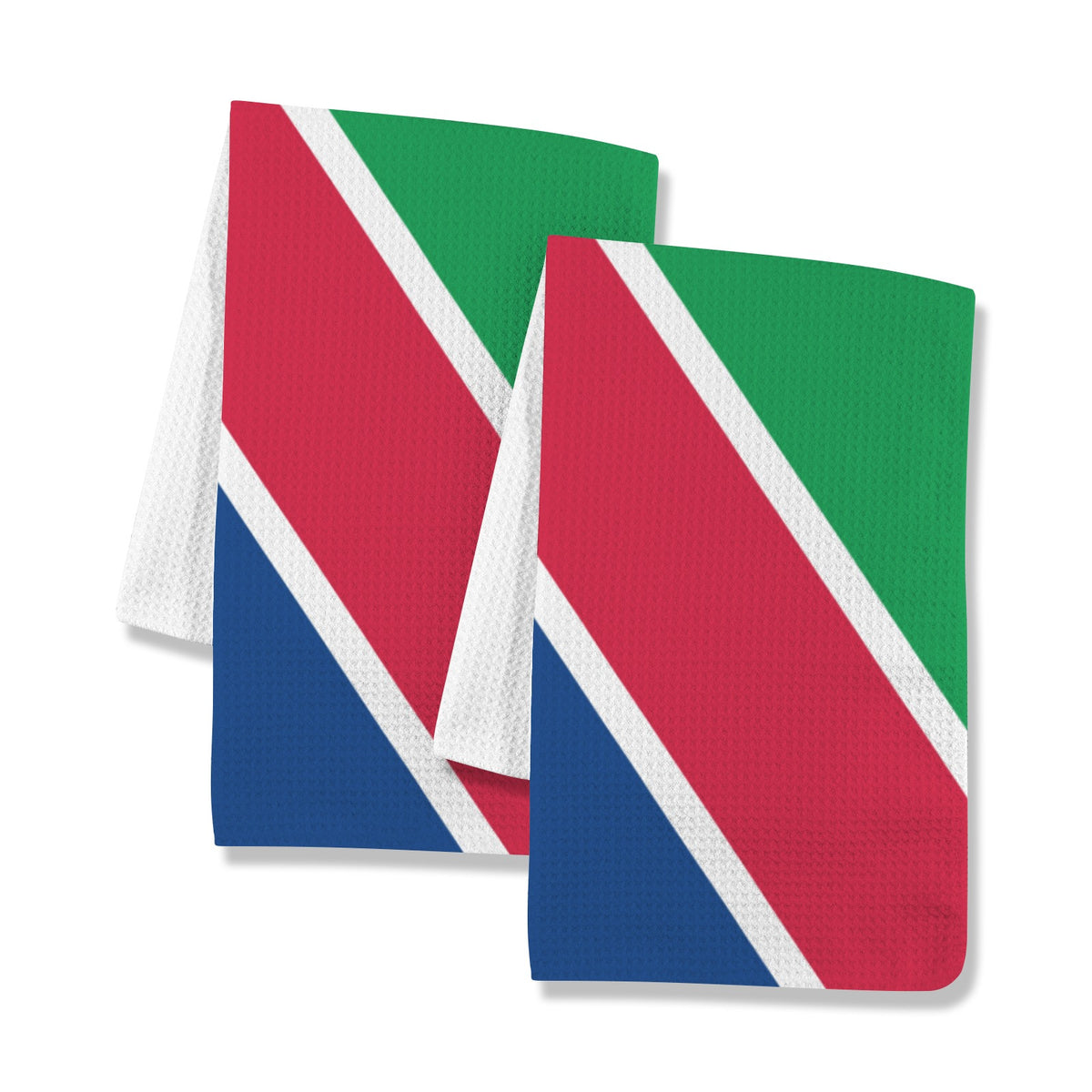 Namibia Flag Inspired Kitchen Towel 40X60cm (Pack of 2) | Printed In the USA