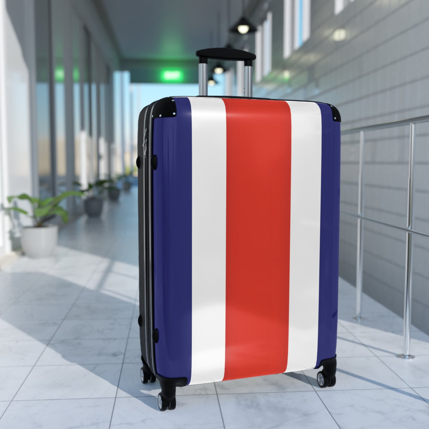 Costa Rica Flag Inspired Suitcase