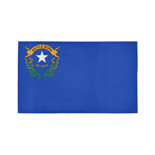 Nevada Flag Inspired Doormat 30" x 18" (Sponge Material)