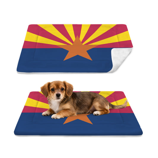 Arizona Flag Inspired Pet Mat 25x18inch (Made in the USA)