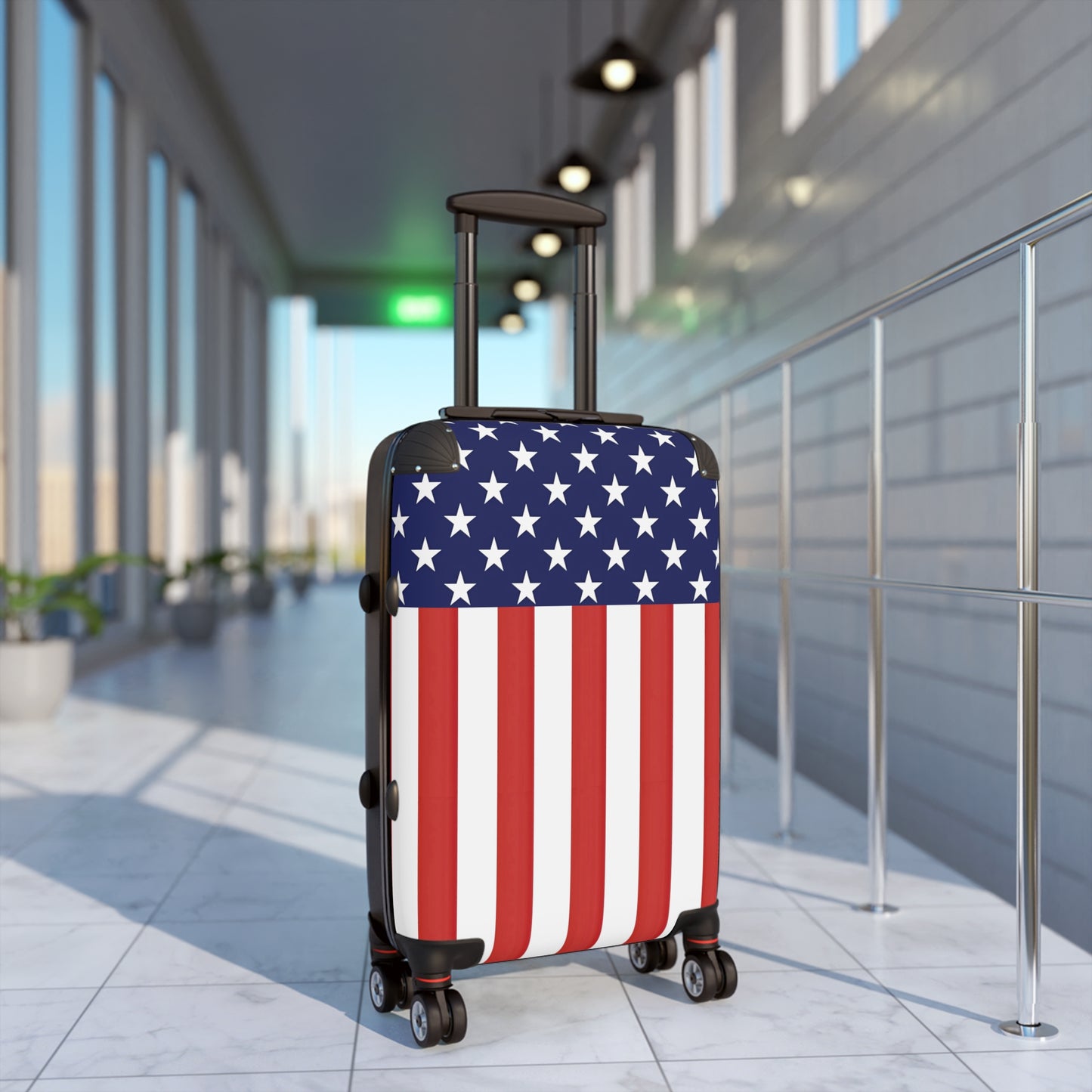USA/American Flag Inspired Suitcase