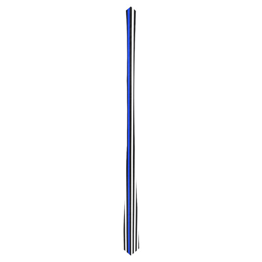 Thin Blue Line Flag Inspired Classic Necktie (Two Sides)