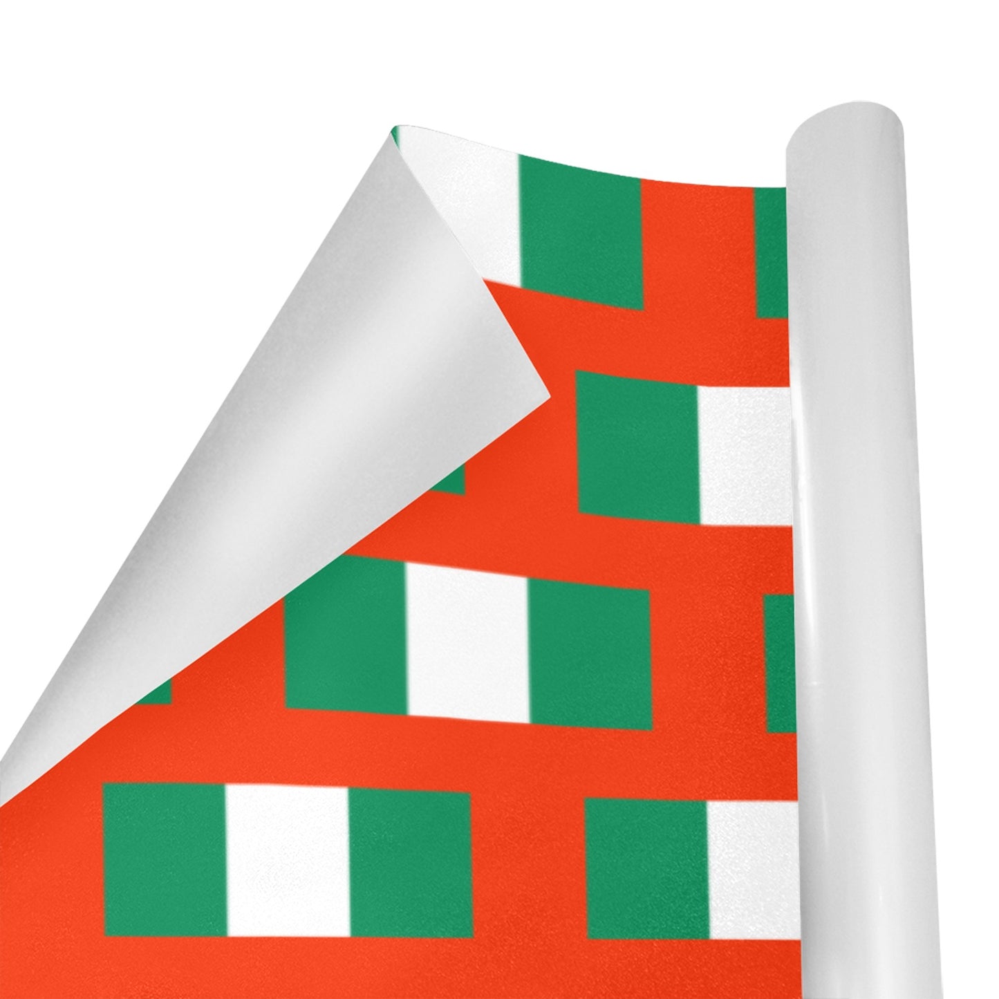 Nigeria Flag Inspired Custom Gift Wrapping Paper 58"x 22.5" (4 Rolls)