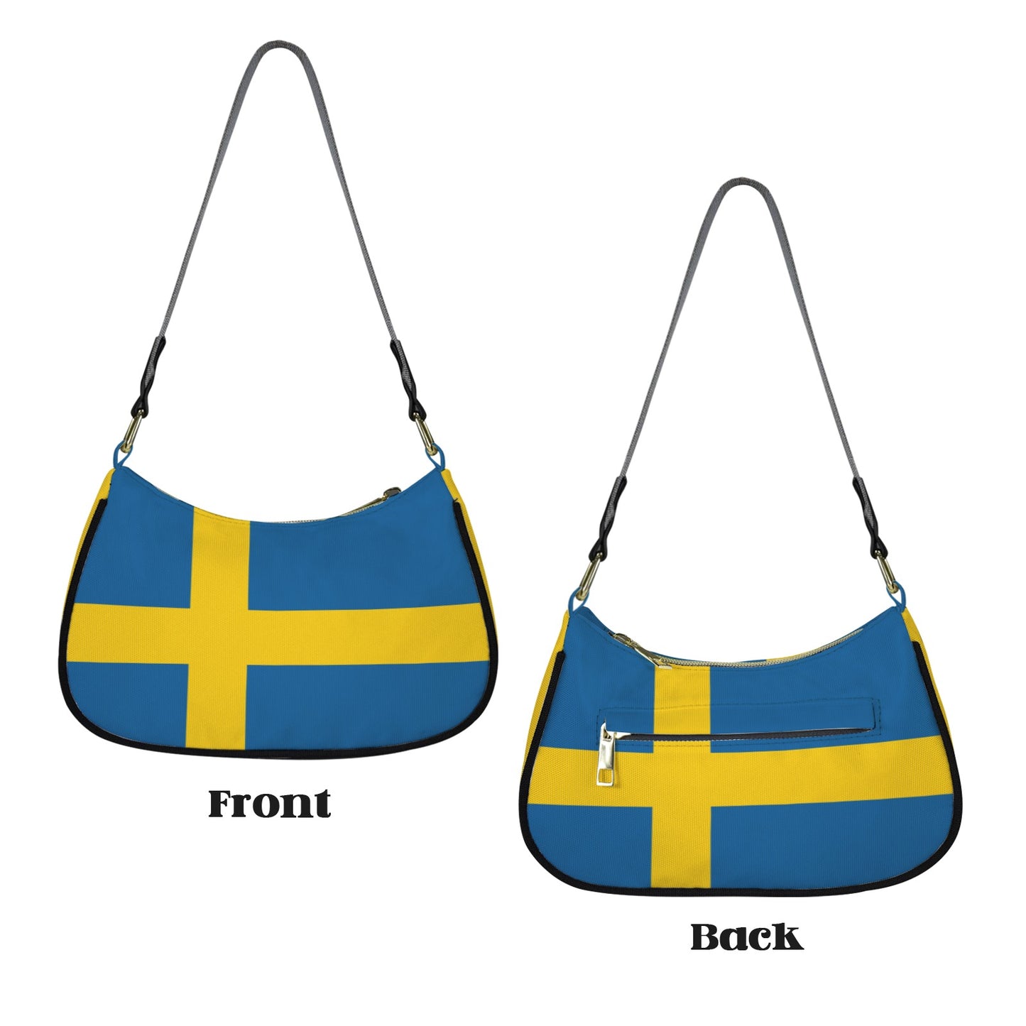 Sweden Flag Inspired Women's Shoulder Bag