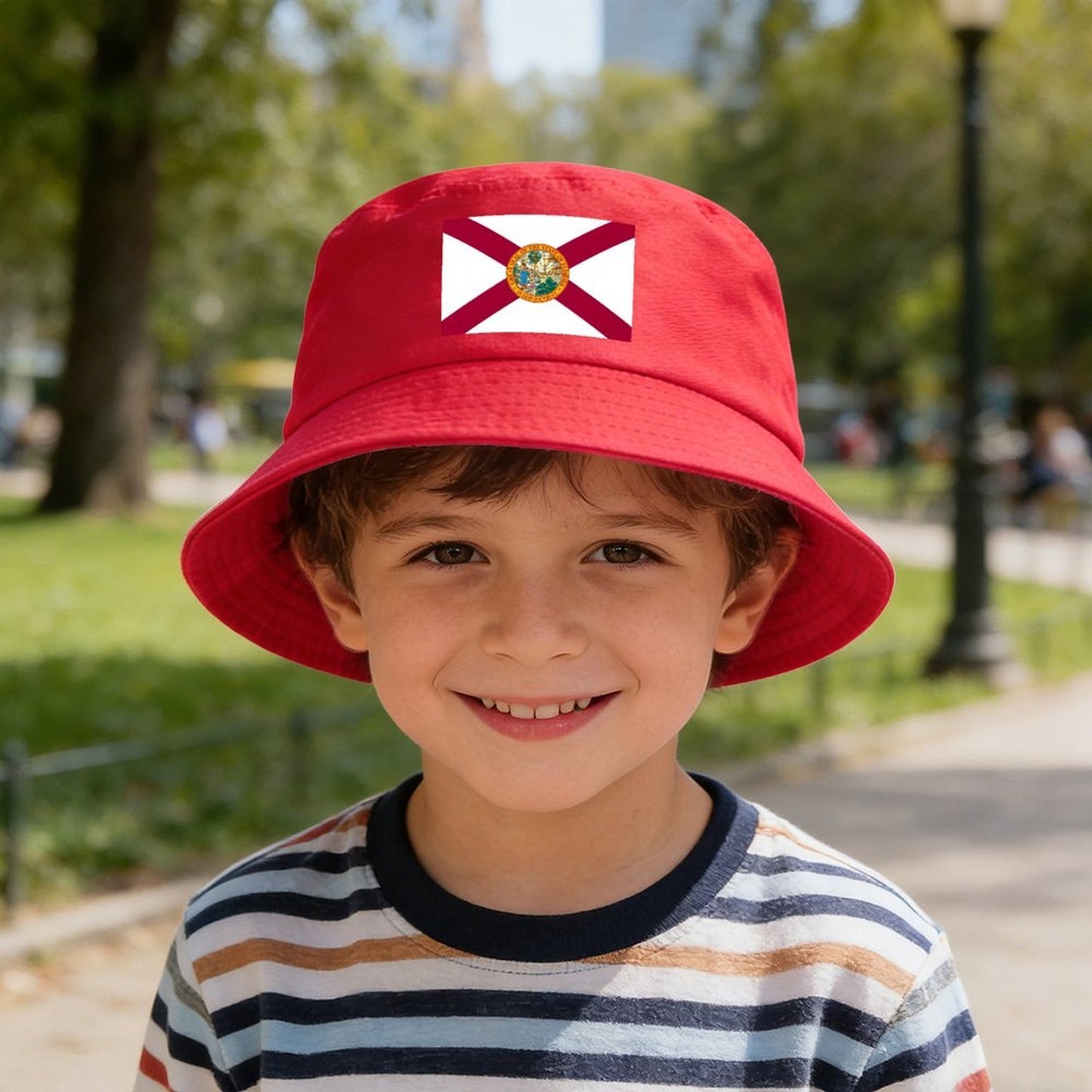 Florida Flag Inspired Kids’ Bucket Hat | Ships from USA