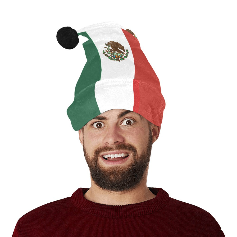 Mexico Flag Inspired Christmas Santa Hat