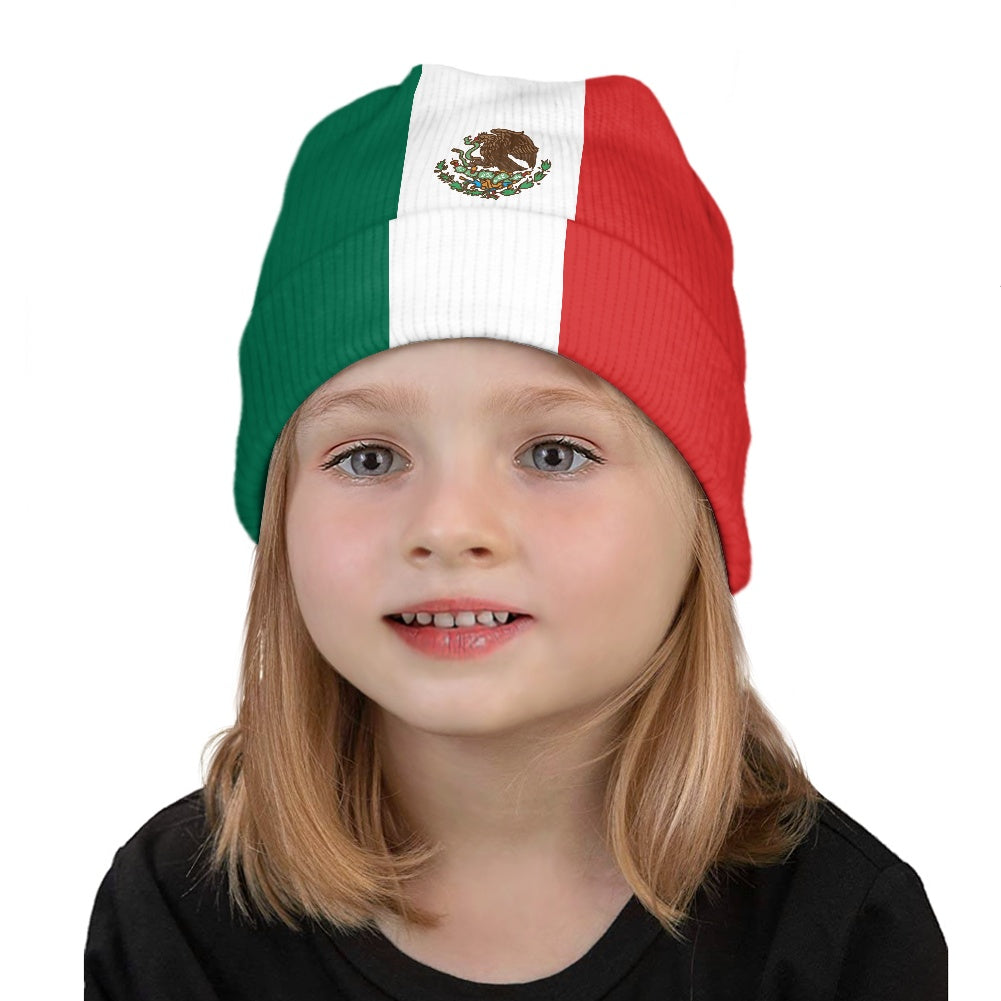 Mexico Flag Inspired Kids' Beanie