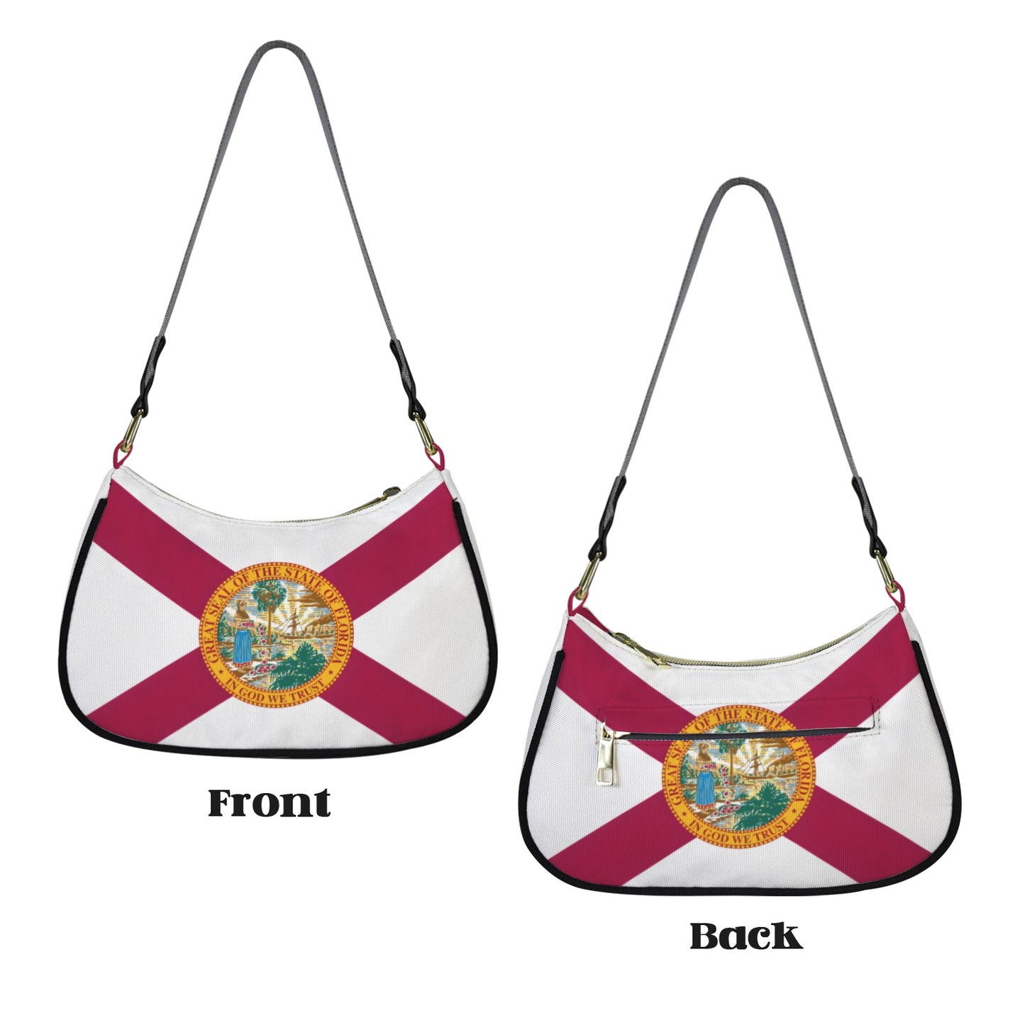 Florida Flag Inspired Women's Shoulder Bag