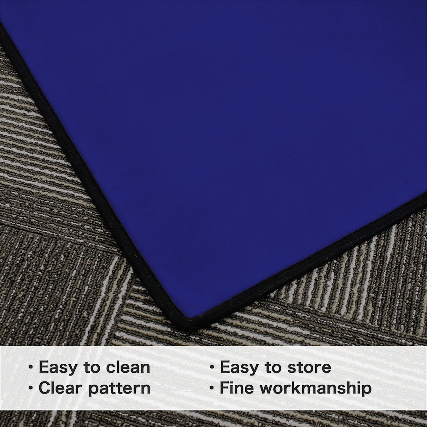 Kentucky Flag Inspired 84x60 Inch Area Rug with Black Binding (Made in the USA)