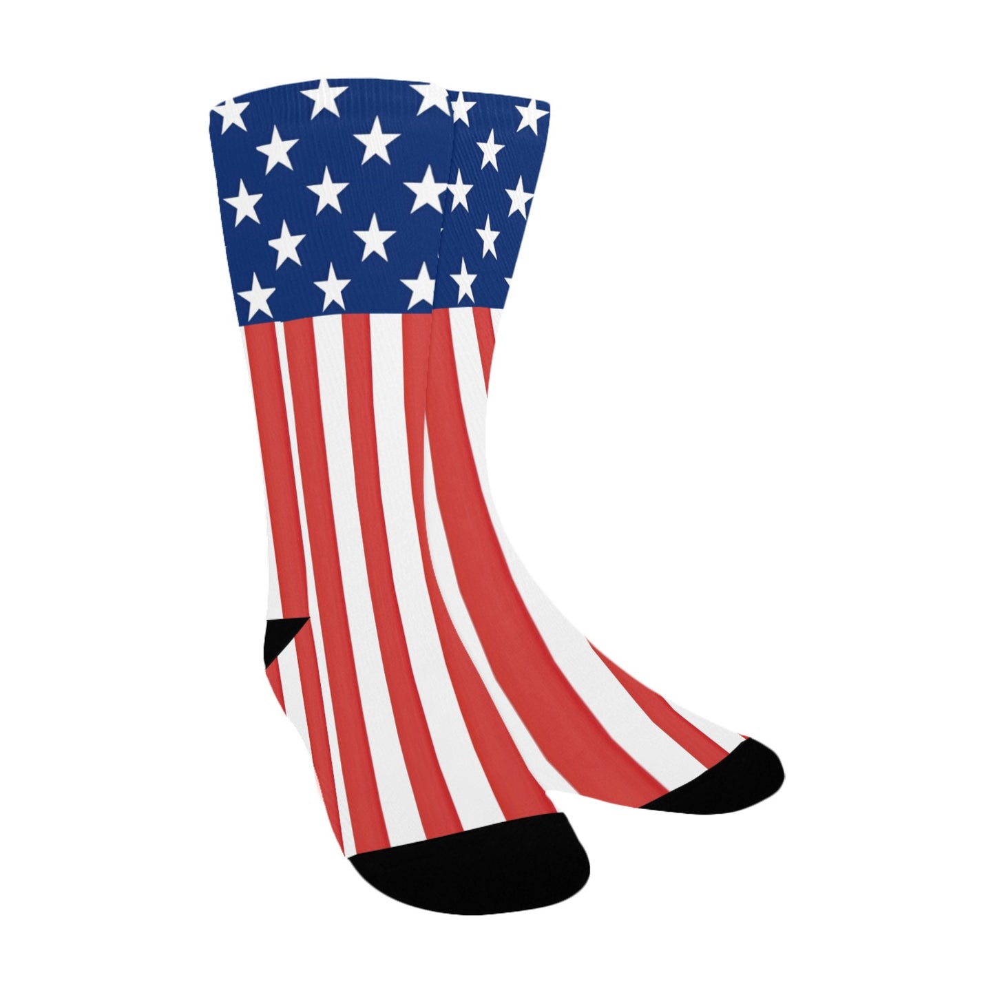 USA/American Flag Inspired Women's Custom  Socks | Ships from USA