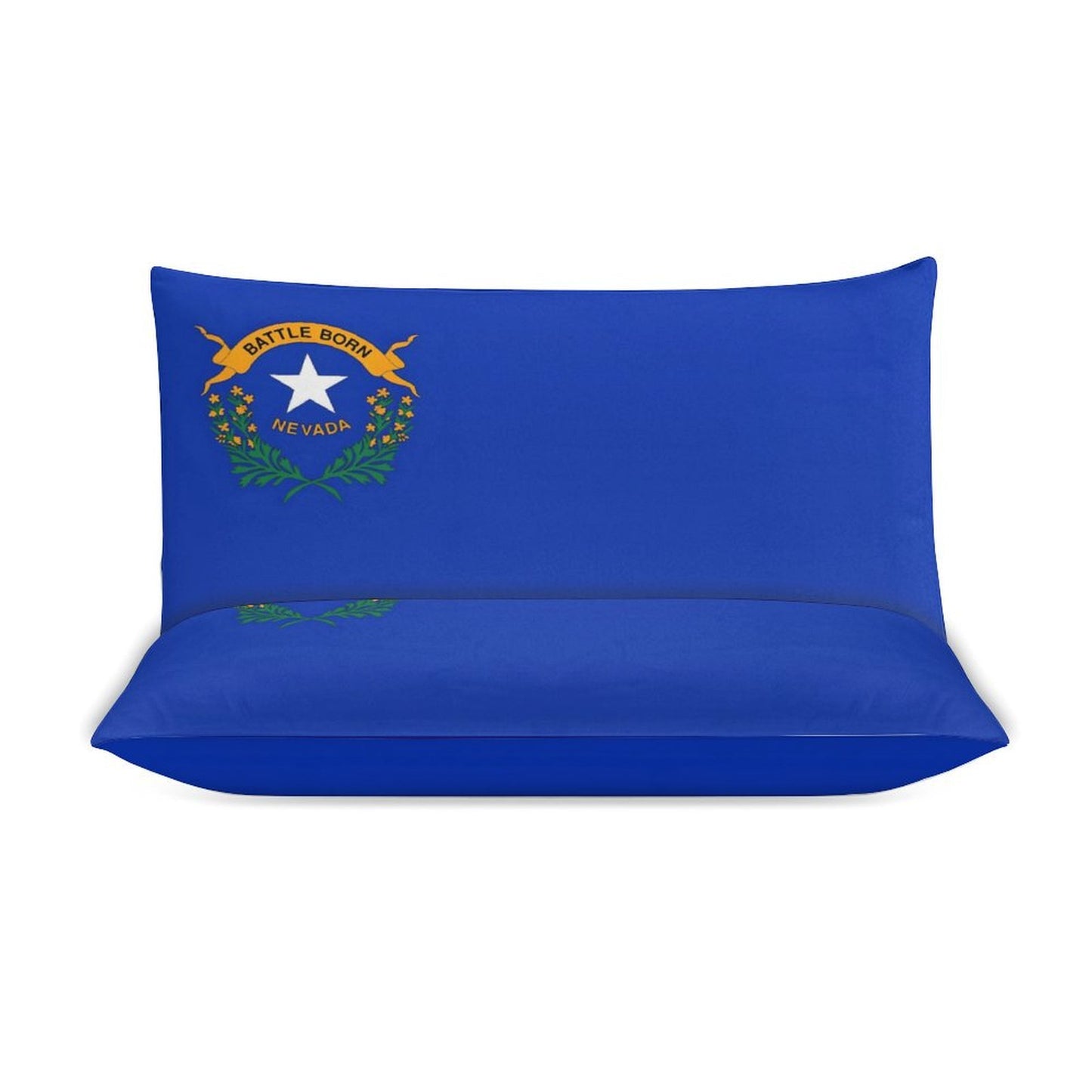 Nevada Flag Inspired 3-Piece Bedding Set (1 Duvet Cover + 2 Pillow Shams) – 102"×90"