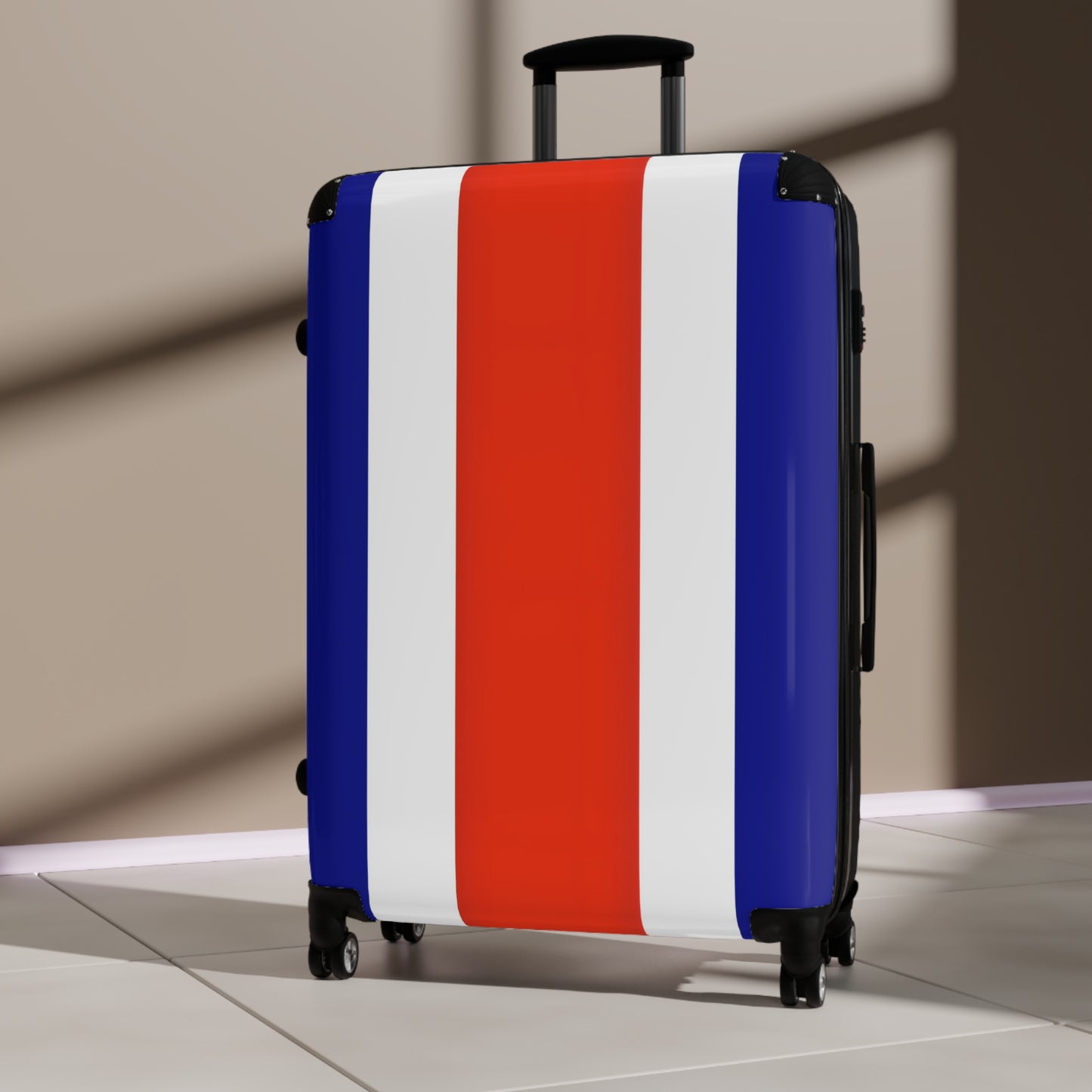 Costa Rica Flag Inspired Suitcase