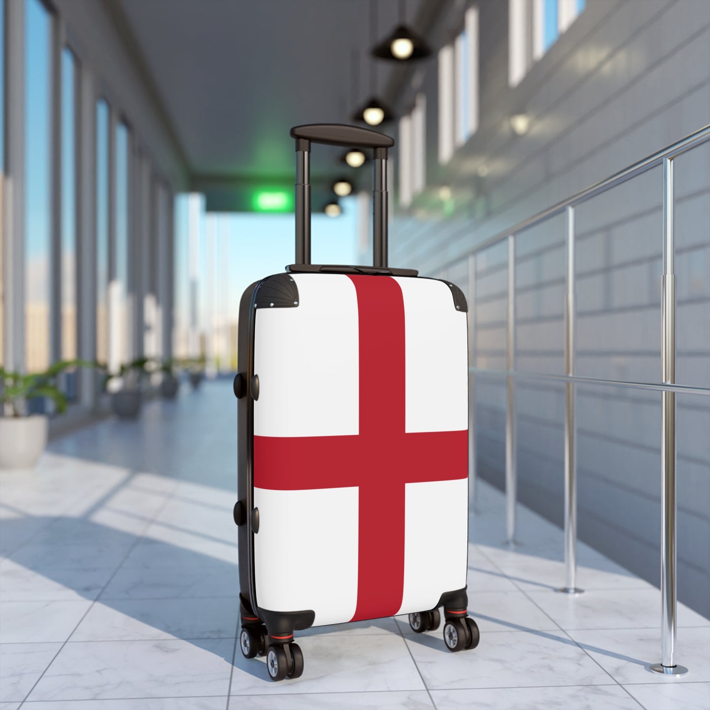 England Flag Inspired Suitcase