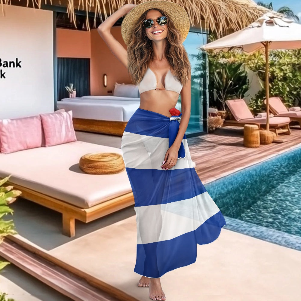 Cuba Flag Inspired Bikini Cover-Up