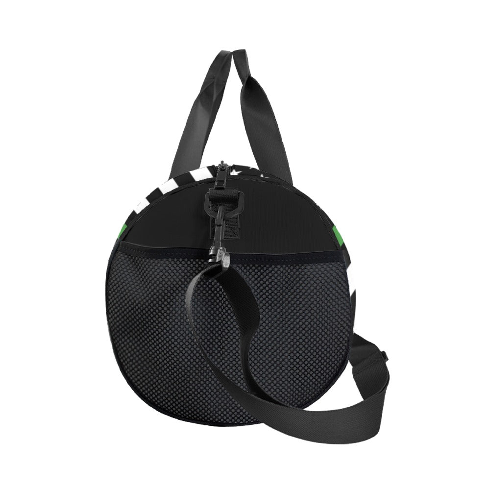 Thin Green Line Flag Inspired Travel Duffel Bag