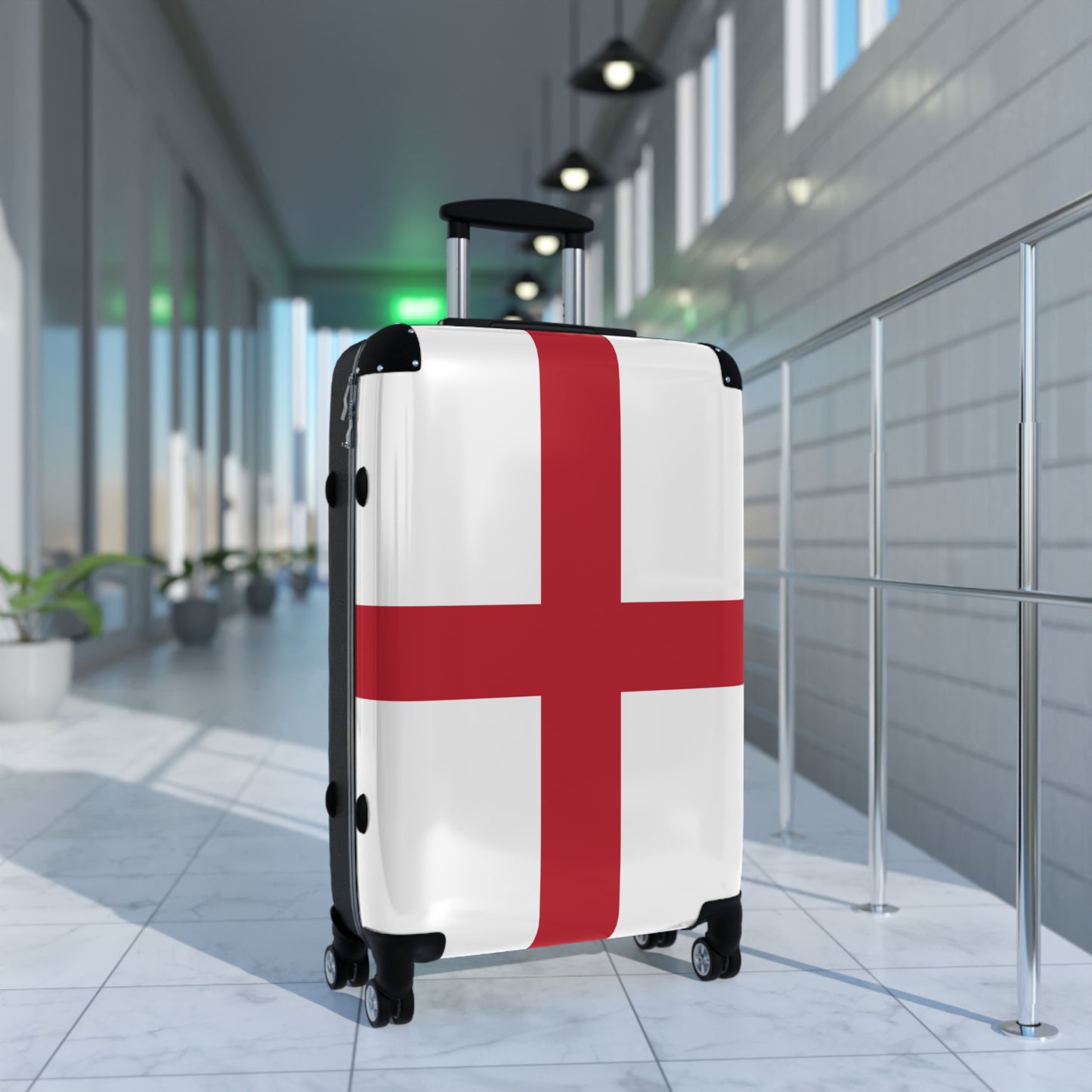 England Flag Inspired Suitcase