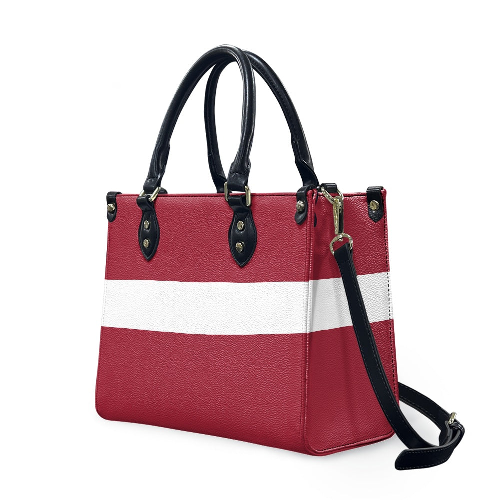Latvia Flag Purse With Poise – PU Leather Shoulder Handbag for Bold Style - Luv My Flag