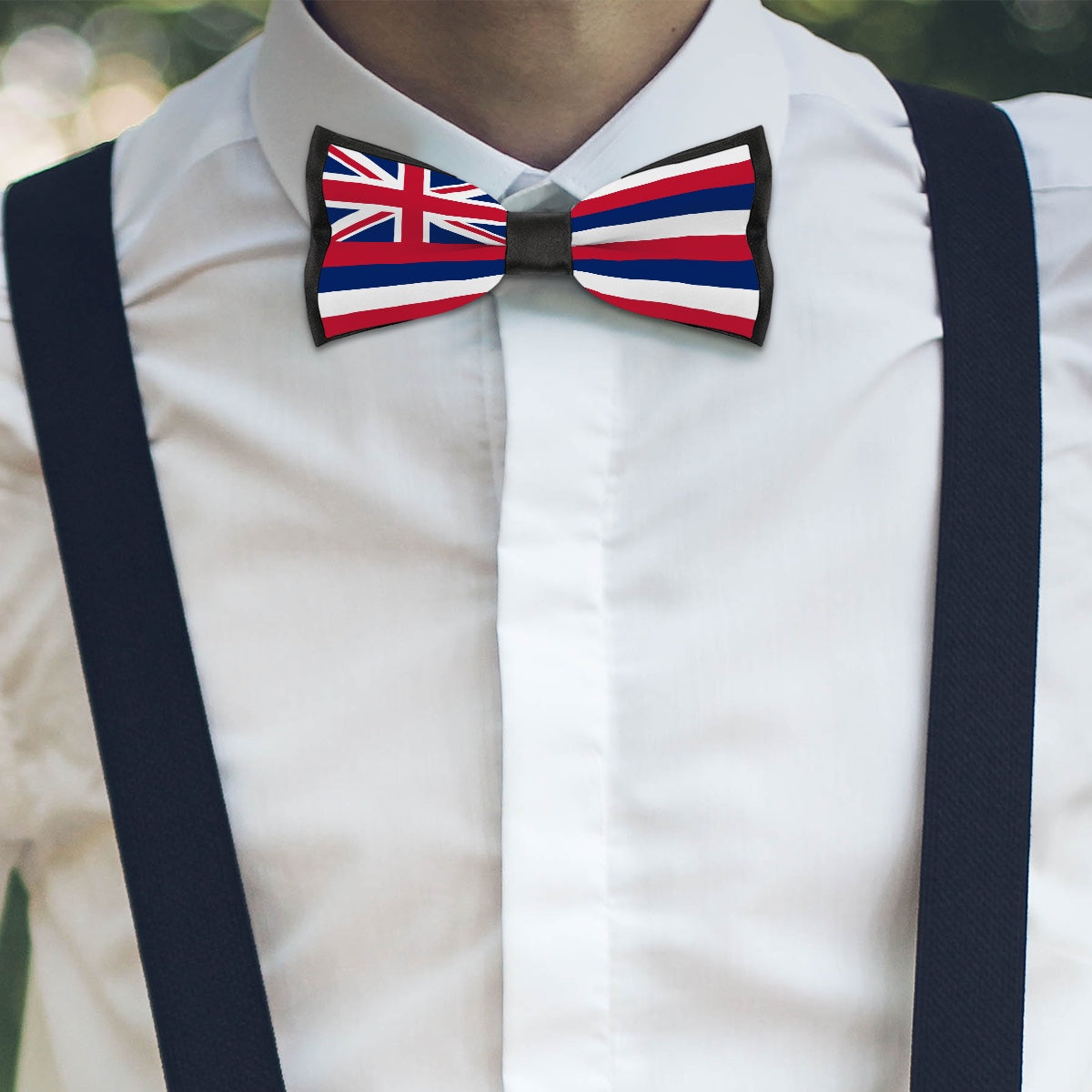 Hawaii Flag Inspired Bow Tie – Look Sharp, Show your Columbian Pride