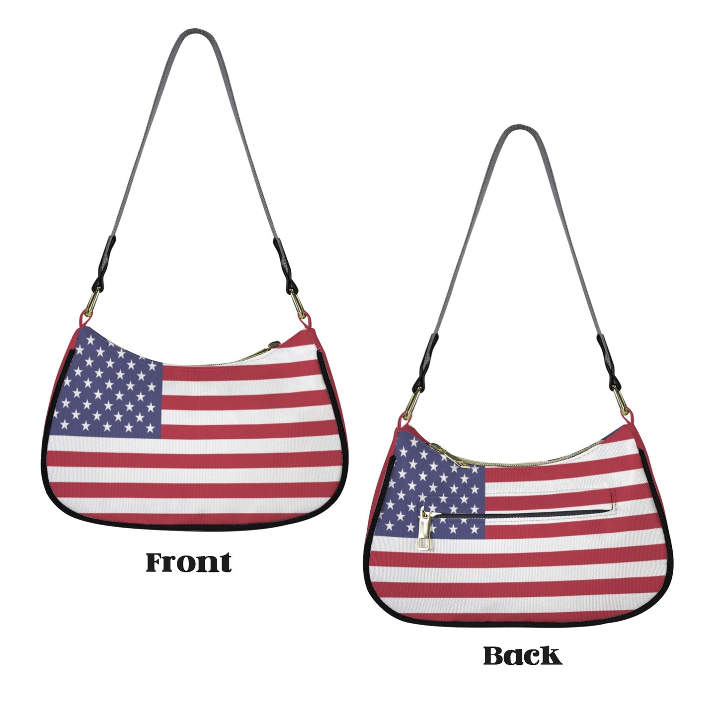 USA/American Flag Inspired Women's Shoulder Bag