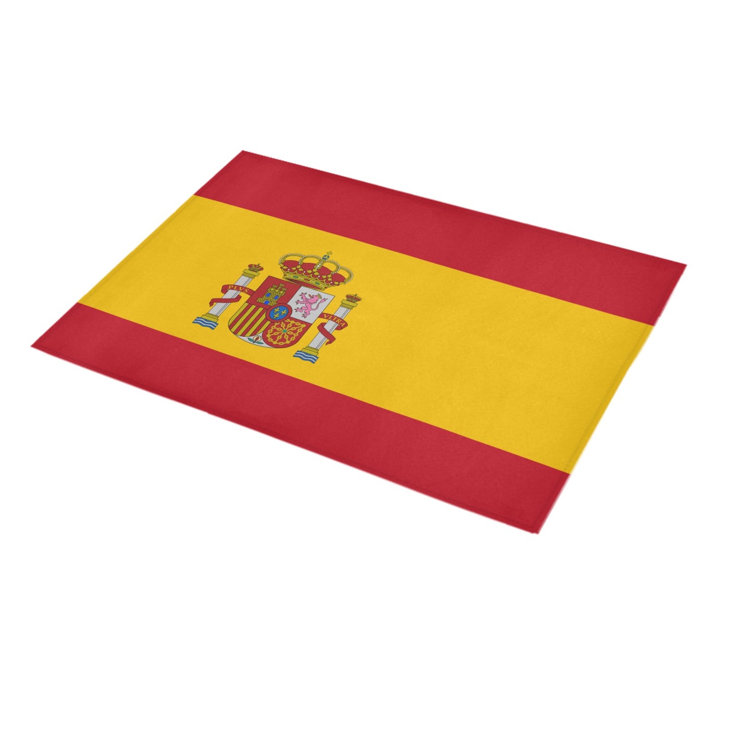 Spain Flag Inspired Doormat 30" x 18" (Sponge Material)
