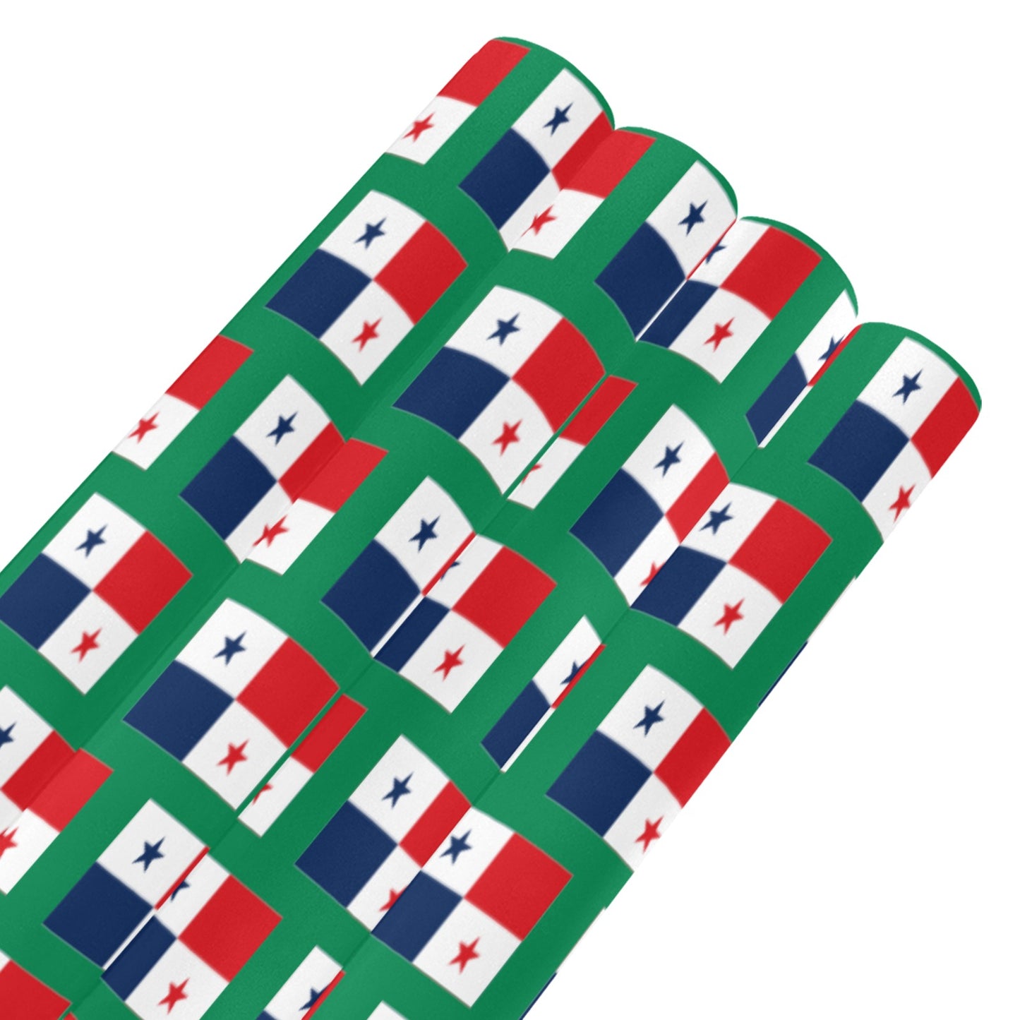 Panama Flag Custom Gift Wrapping Paper 58"x 22.5" (4 Rolls)