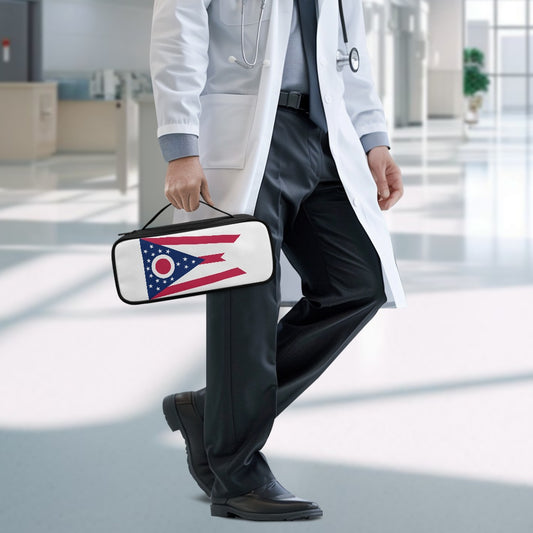 Ohio Flag Inspired Stethoscope Storage Bag