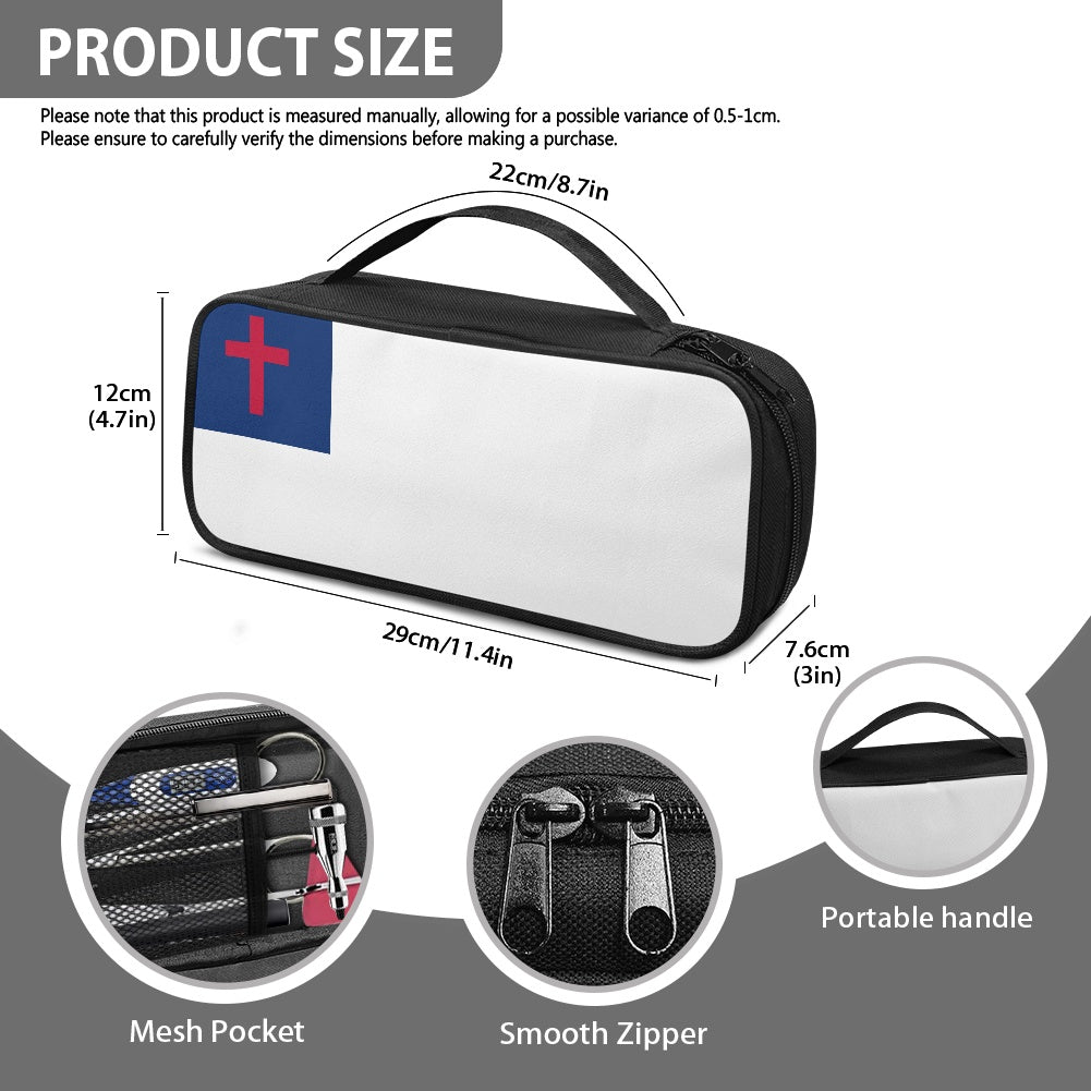 Christian Flag Inspired Stethoscope Storage Bag