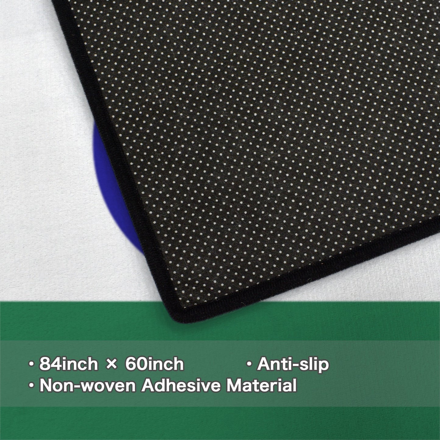 India Flag Inspired 84x60 Inch Area Rug with Black Binding (Made in the USA)