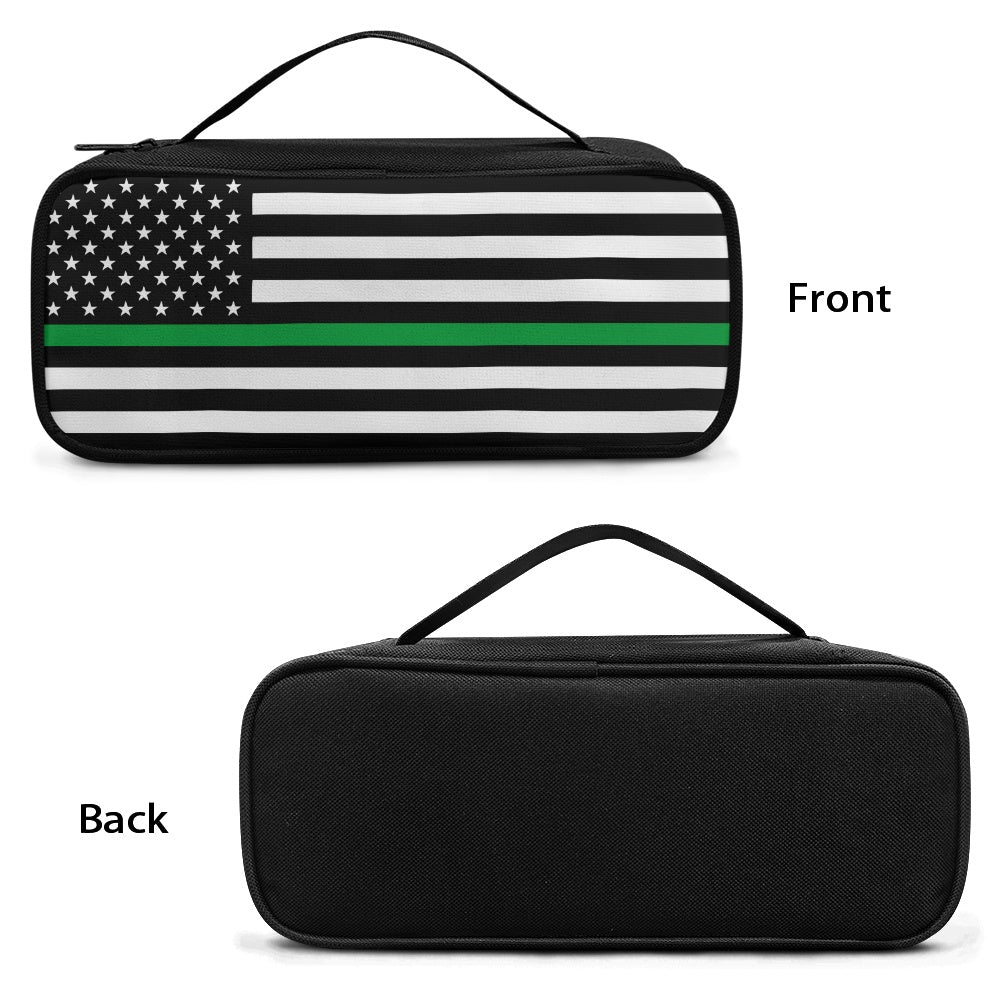 Thin Green Line Flag Inspired Stethoscope Storage Bag