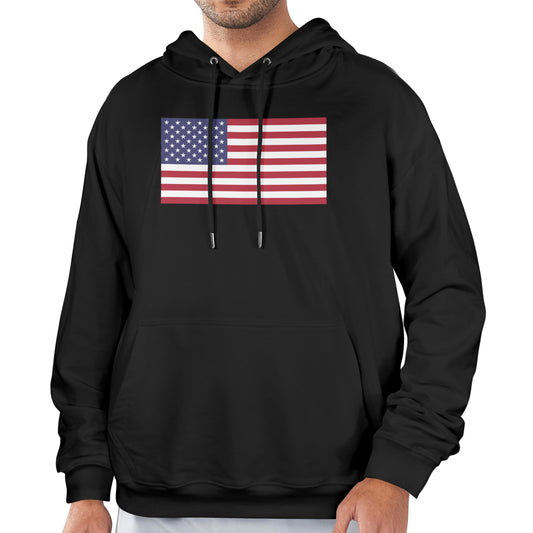 USA/American Flag Inspired Men's Hoodie (Made in the USA)