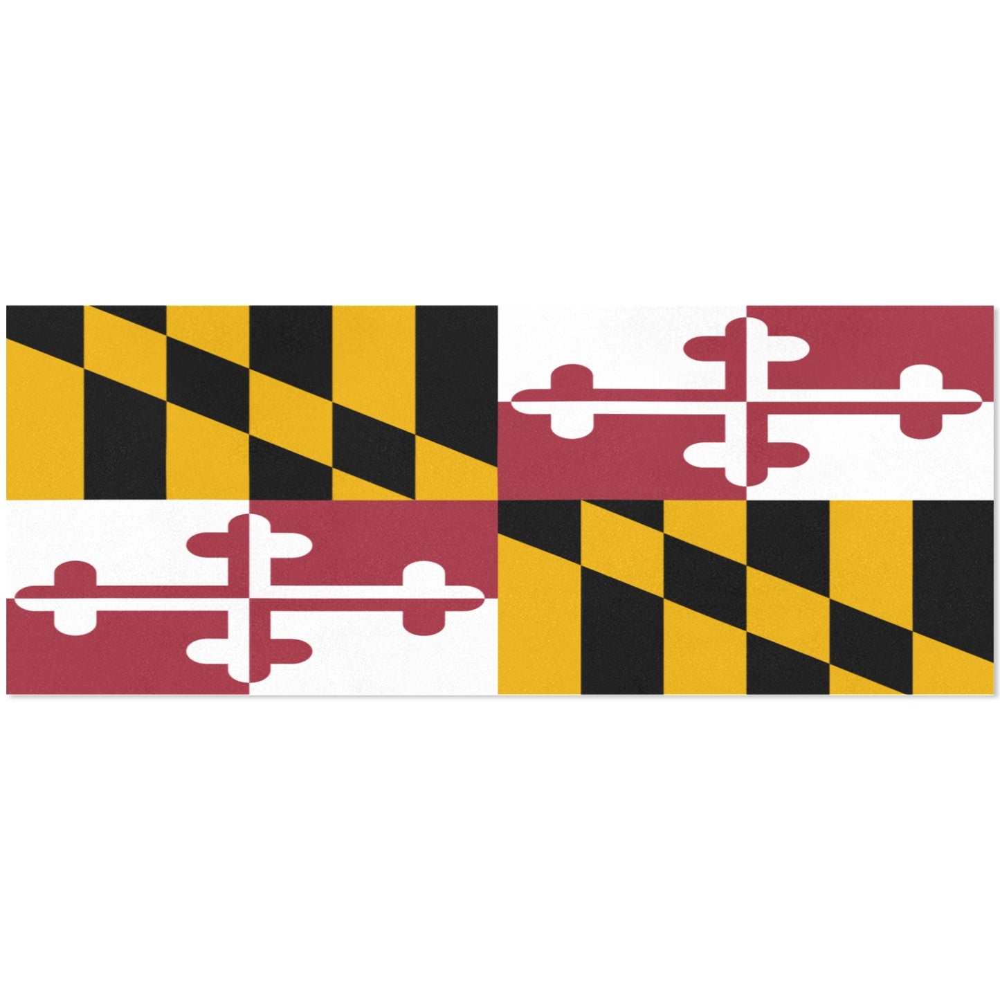 Maryland Flag Inspired Custom Gift Wrapping Paper 58"x 22.5" (4 Rolls)