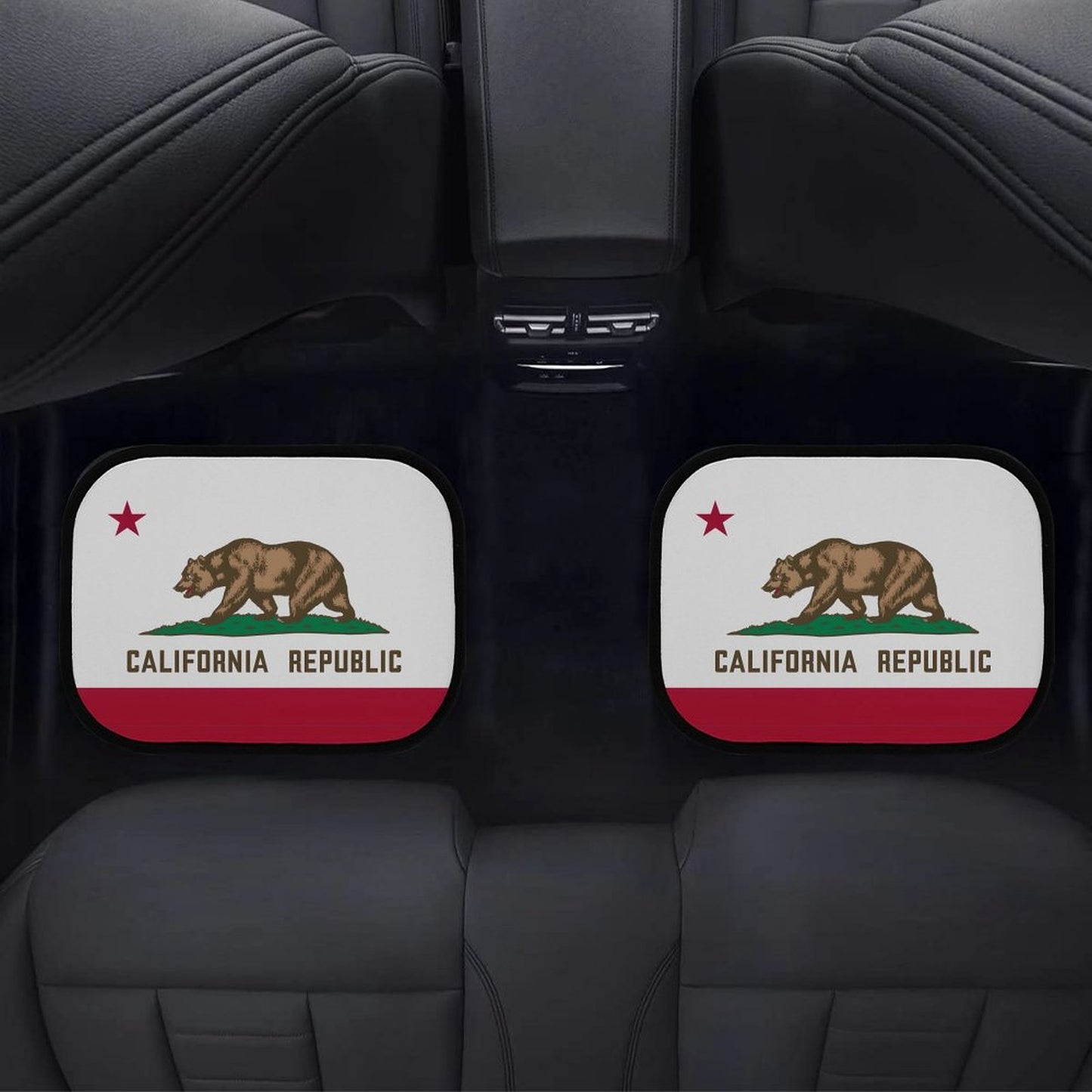 California Flag Inspired Car Floor Mats(4pcs)