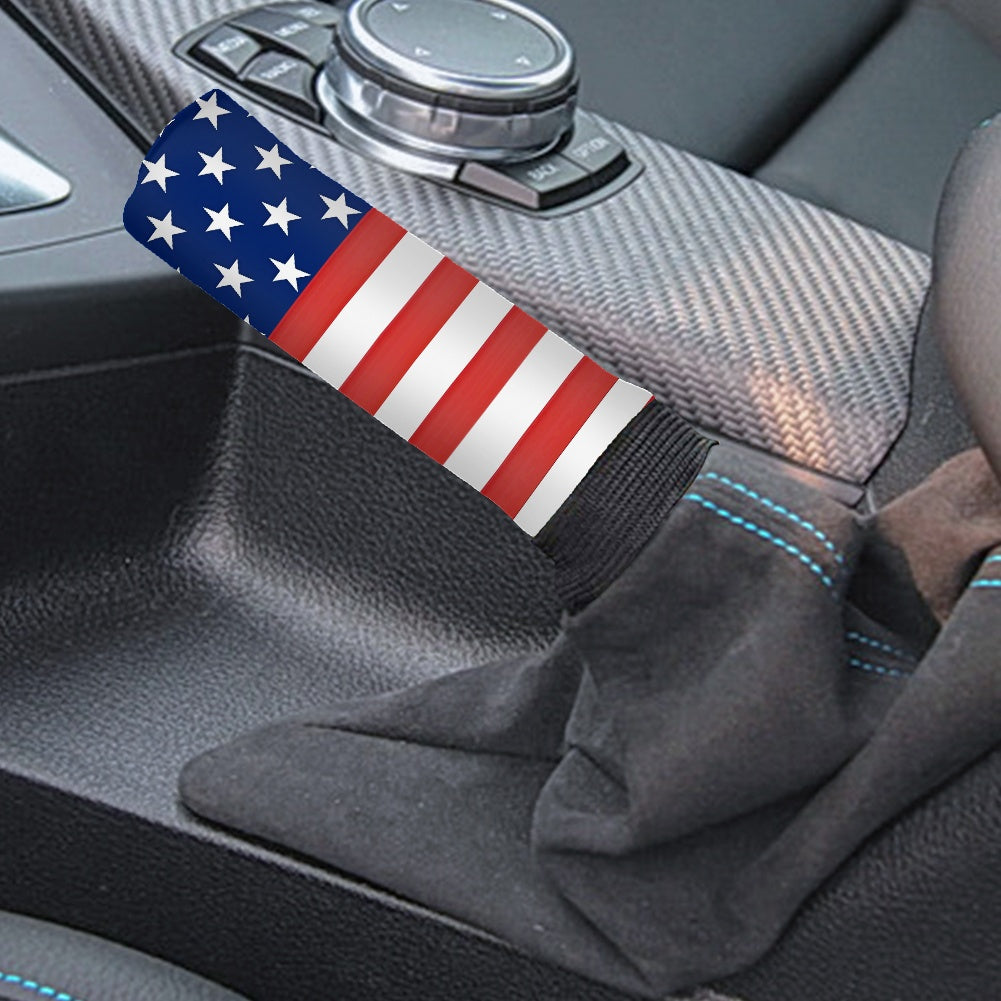 USA/American Flag Inspired Gear Lever Cover+Hand Brake Cover