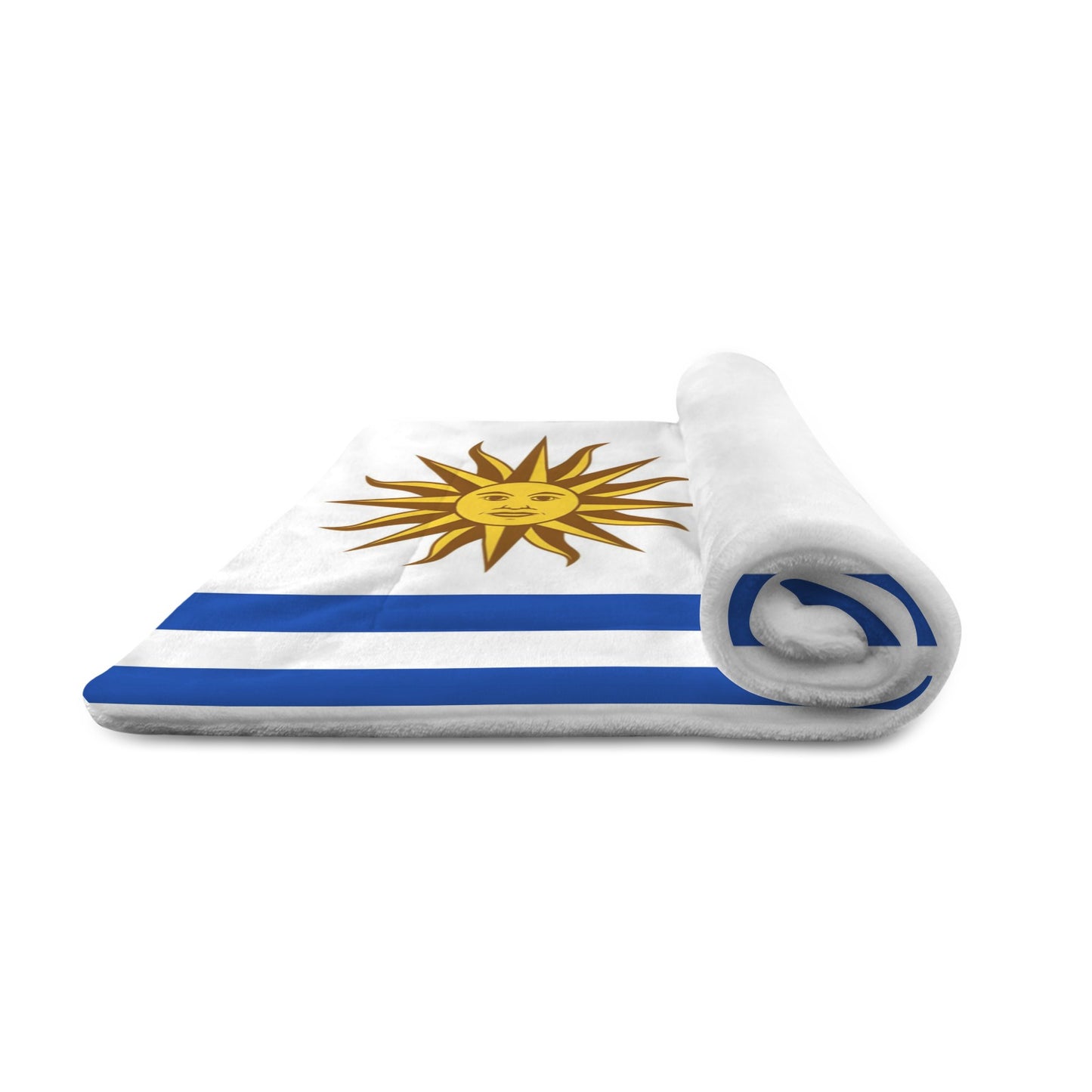 Uruguay Flag Inspired Pet Mat 25x18inch (Made in the USA)