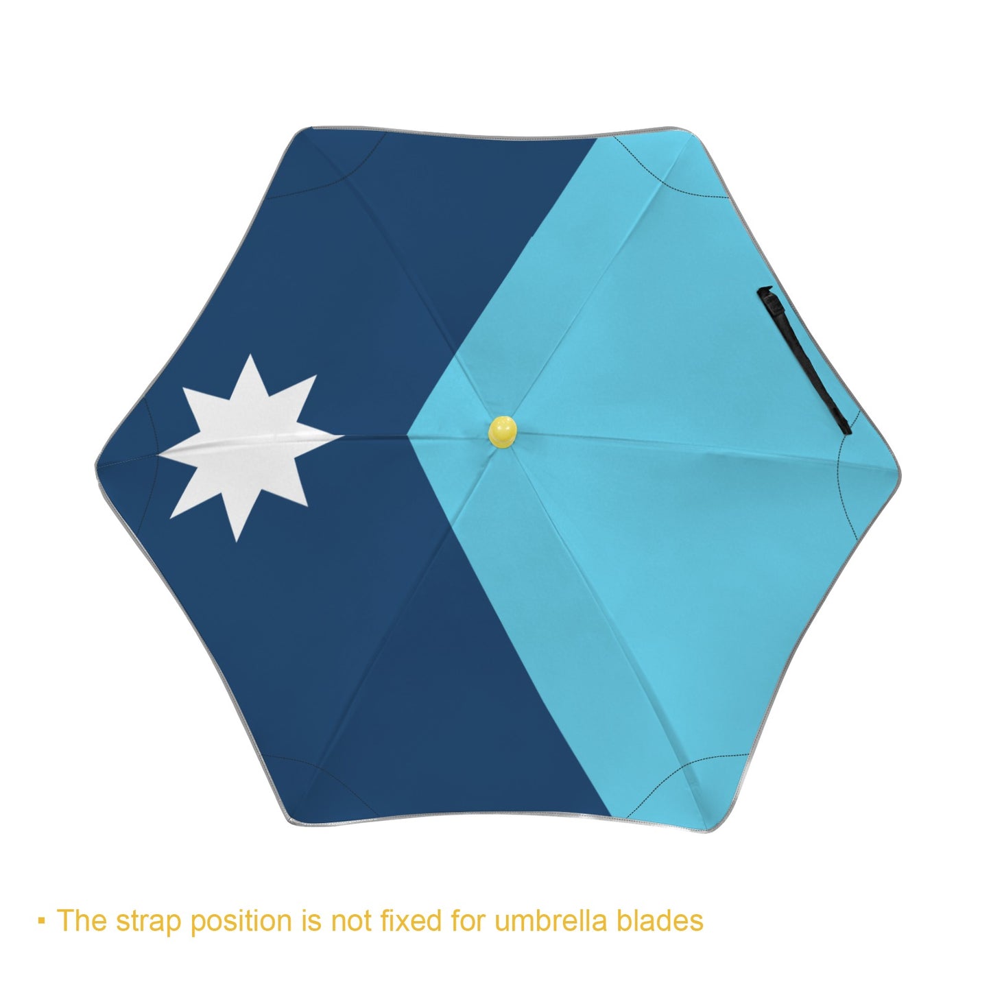 Minnesota Flag Inspired Kids Safe Round Corner Umbrella