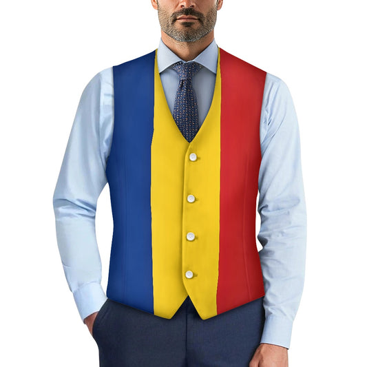 Romania Flag Suit vest jacket