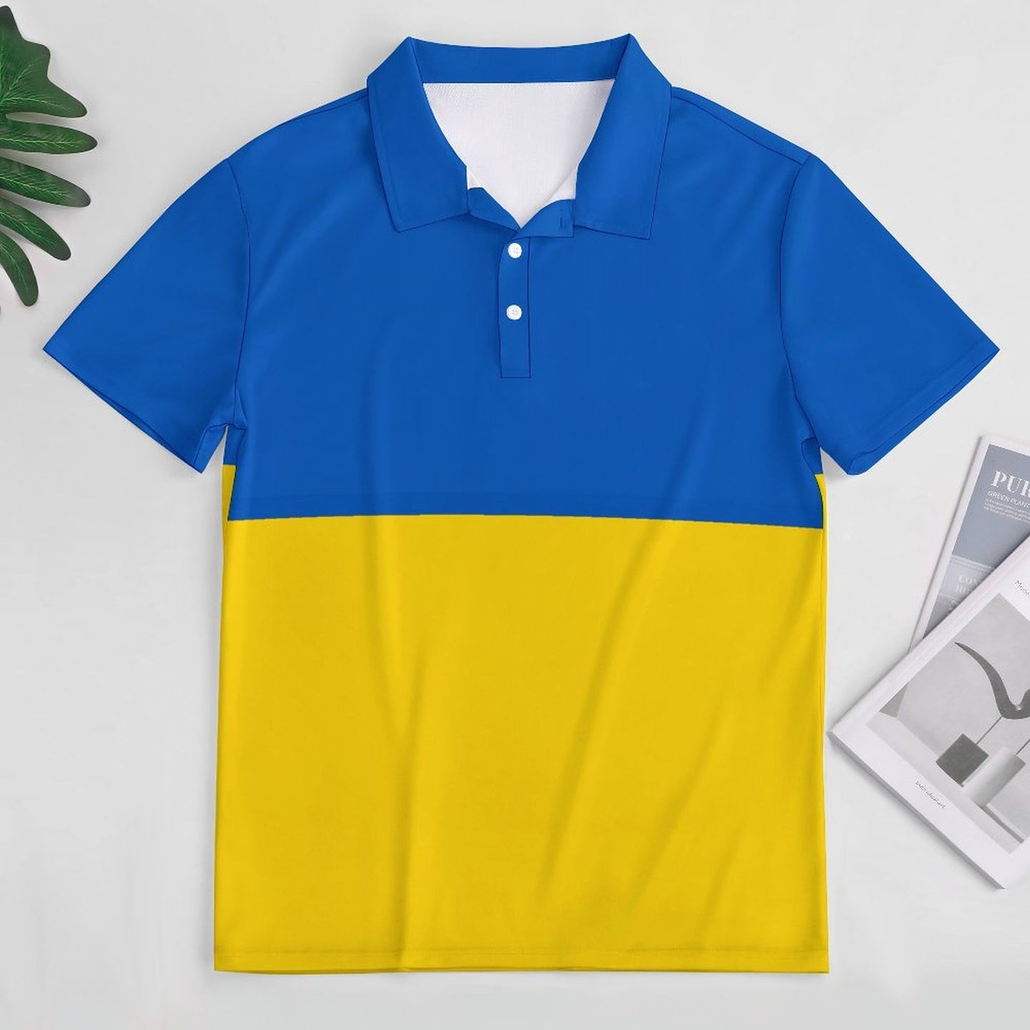 Ukraine Flag Inspired Women's Straight Fit Polo Shirt
