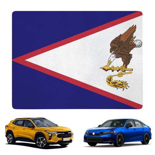 American Samoa Flag Inspired Car Trunk Mat 100 × 75 cm / 39.4 × 30 in Printed in the USA