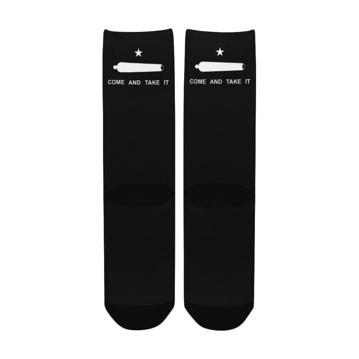 Come and Take It Flag Inspired Women's Custom  Socks | Ships from USA