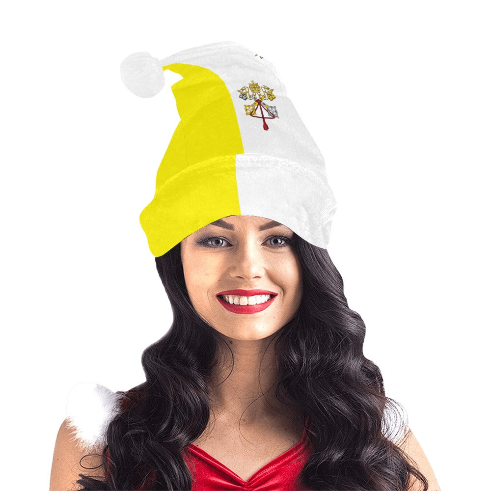 Vatican City Flag Christmas Santa Hat