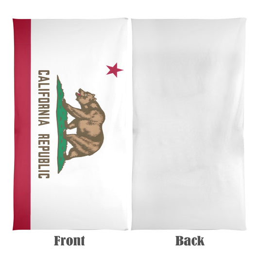 California Flag Beach Towel 31"x71" (Made in USA)