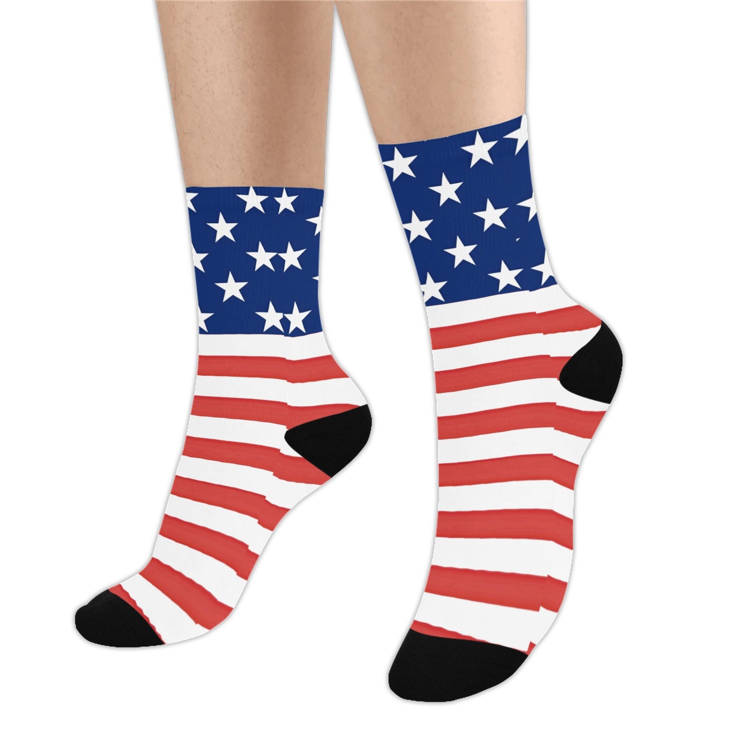 USA/American Flag Inspired Crew Socks | Ships from USA