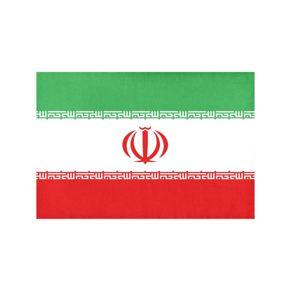 Iran Flag Placemats 12" x 18" (Set of 6)