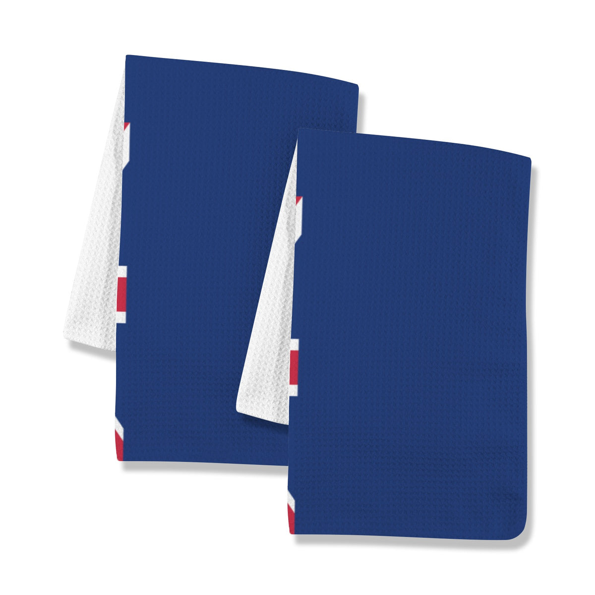 Anguilla Flag Inspired Kitchen Towel 40X60cm( (Pack of 2) | Printed In the USA