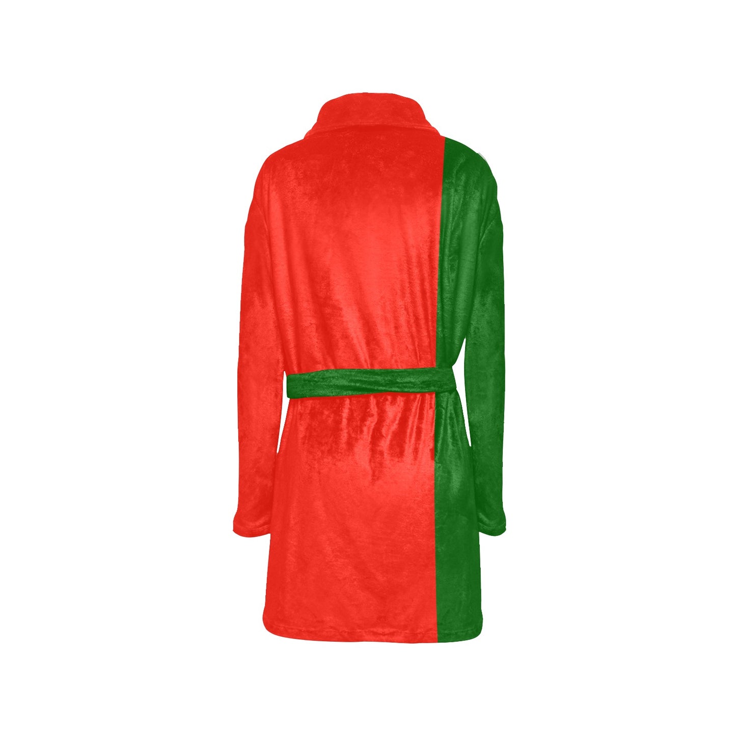 Portugal Flag Inspired Women's Fleece Robe