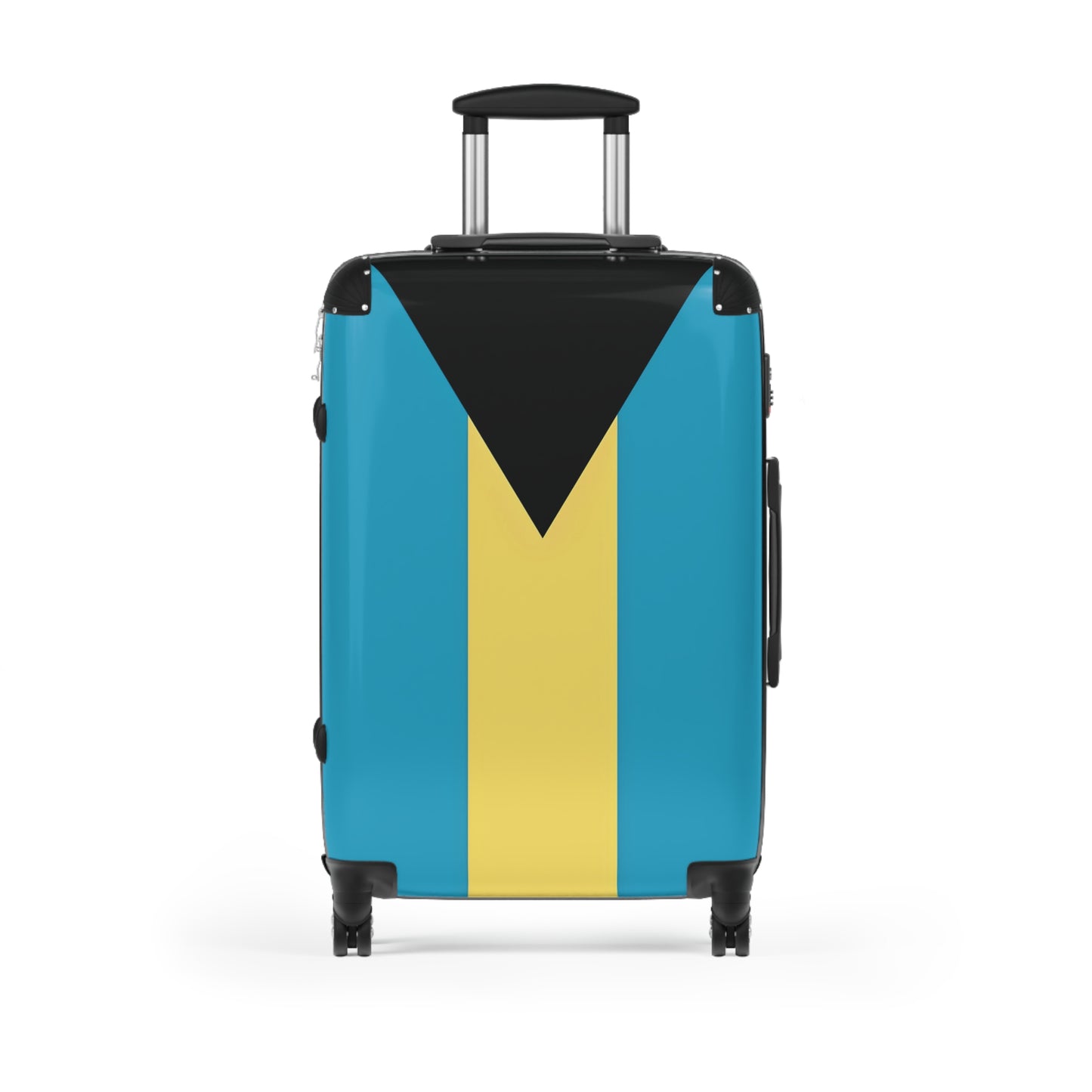Bahamas Flag Inspired Suitcase