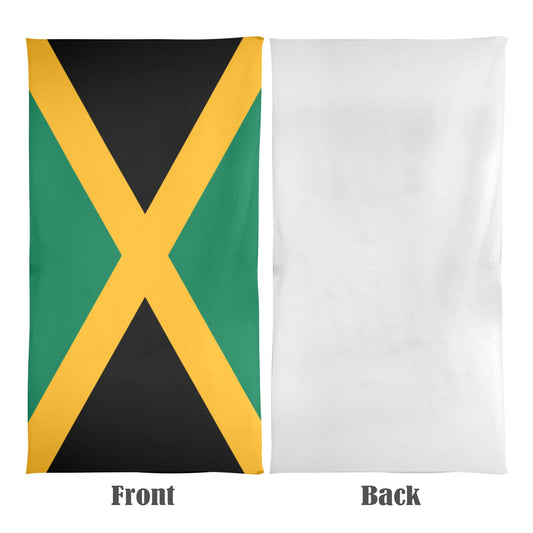 Jamaica Flag Inspired Beach Towel 31"x71" (Made in USA)