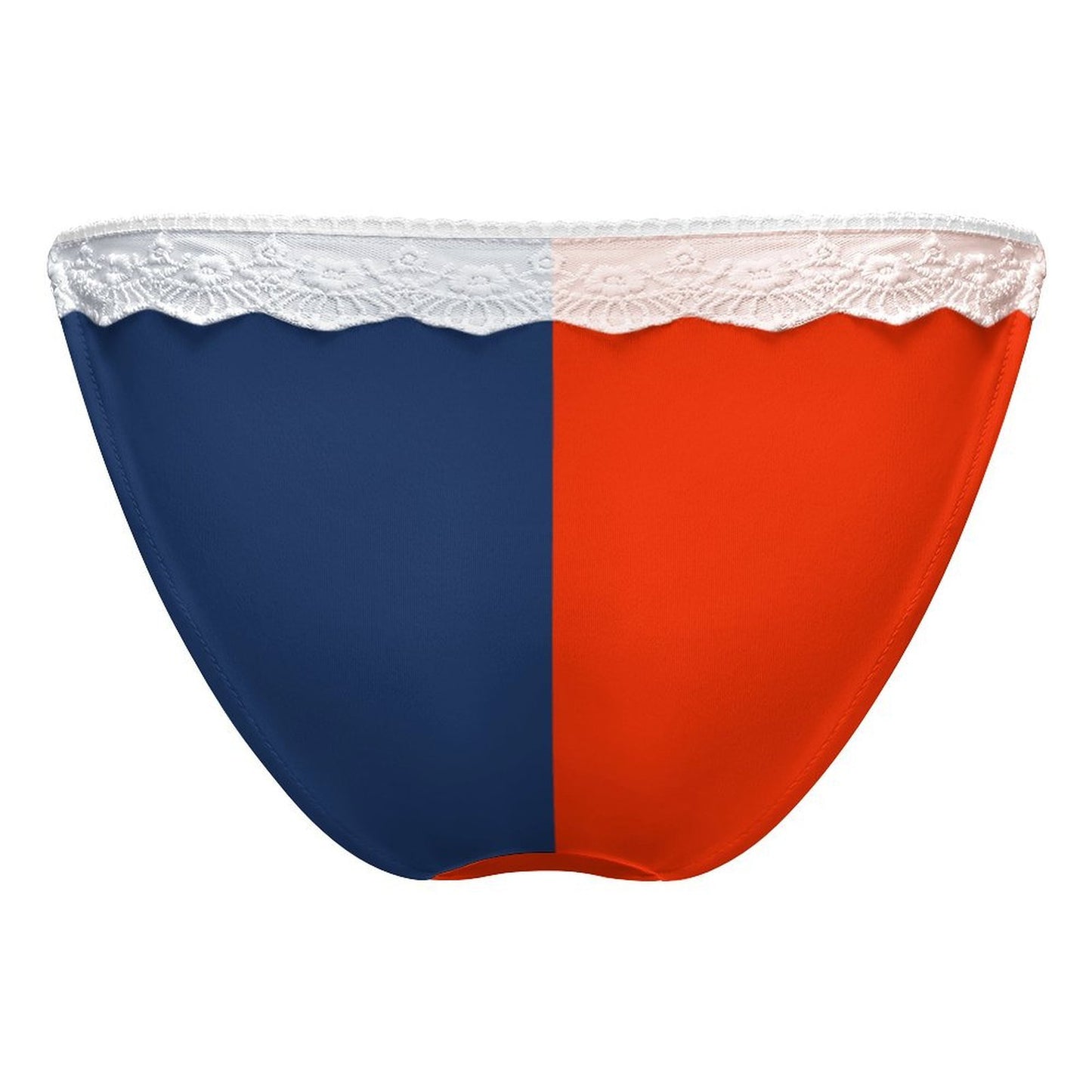 Tennessee Flag Inspired Lace Trim Underwear