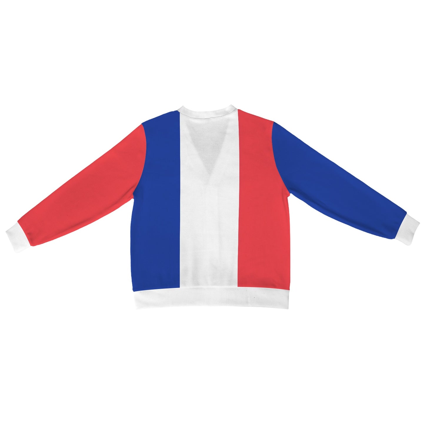 France Flag Inspired Men's Cardigan